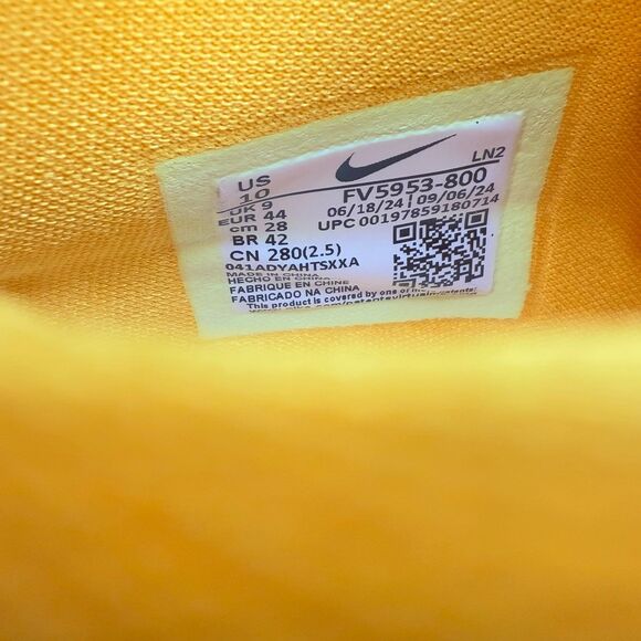 Nike G.T. Hustle 3 \'Laser Orange\' Yellow Basketball Shoes Men Size 10 NIB main image 11